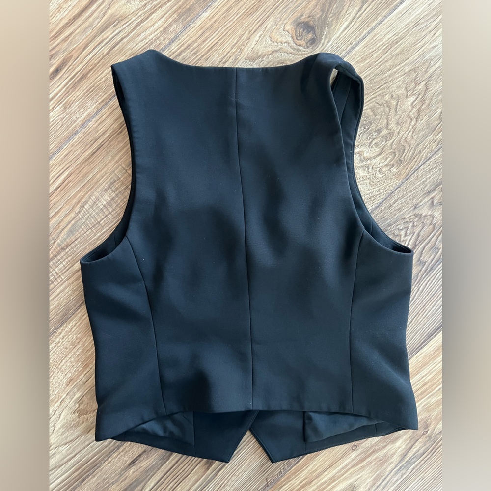 Express Editor 5 button Blazer Vest - image 4